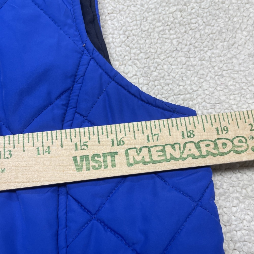 Lauren Ralph Lauren Vest Womens M Blue Quilted Puffer Full Zip L-RL Mock Neck - Picture 5 of 8